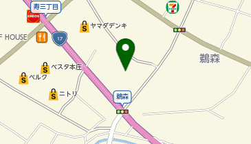 カワチ薬品 本庄東店の地図画像