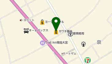 カワチ薬品 常陸大宮店の地図画像