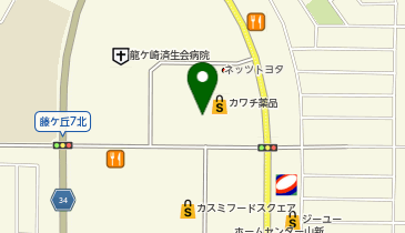 カワチ薬品 竜ケ崎店の地図画像