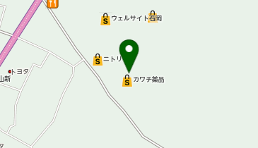 カワチ薬品 石岡北店の地図画像