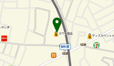 カワチ薬品 鹿嶋店の地図画像