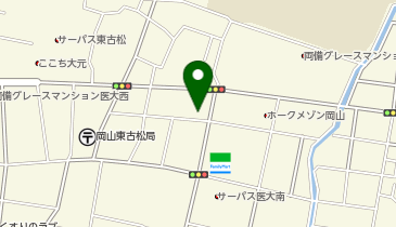 カーブス 東古松の地図画像