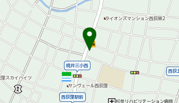 カーブス 西荻窪北の地図画像