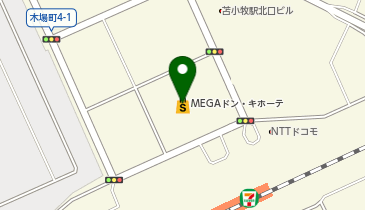 カーブス メガドンキ苫小牧の地図画像