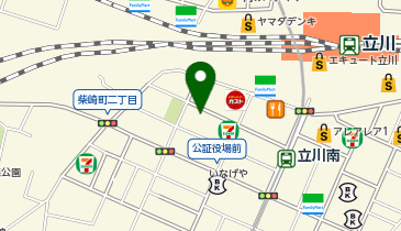 カーブス 立川南口の地図画像