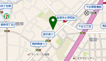 カーブス 根岸の地図画像