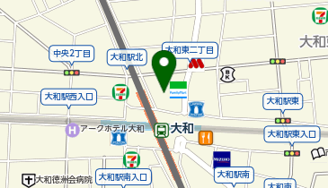 カーブス 大和中央の地図画像