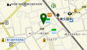 カーブス 東久留米本町の地図画像