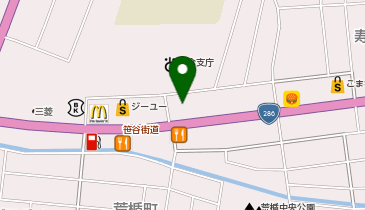 カーブス 山形中央の地図画像