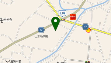 カーブス 上山中央の地図画像