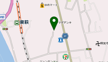 カーブス 萩椿東の地図画像