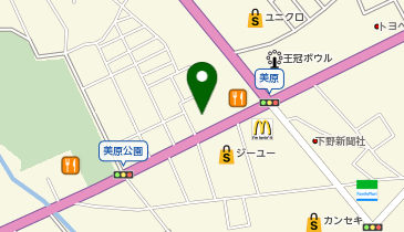 カーブス 大田原美原の地図画像