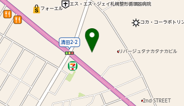 カーブス 札幌清田の地図画像