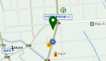 カーブス 行田の地図画像