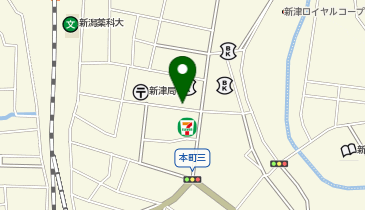 カーブス 新津本町の地図画像