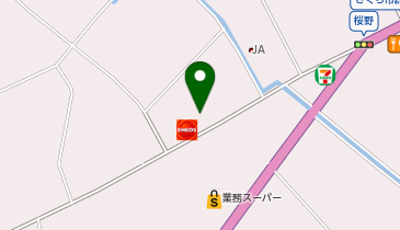 カーブス さくら野の地図画像