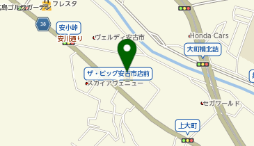 カーブス ザ・ビッグ安古市の地図画像