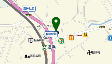 カーブス サンビーチ追浜の地図画像