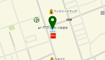 カーブス 新潟鐙西の地図画像
