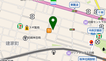 カーブス 阪神・尼崎の地図画像