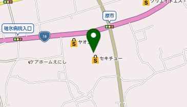 カーブス 高崎安中の地図画像