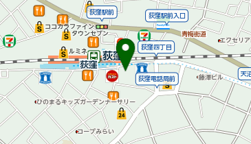 カーブス 荻窪南口駅前の地図画像