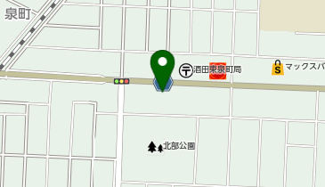 カーブス 酒田泉の地図画像
