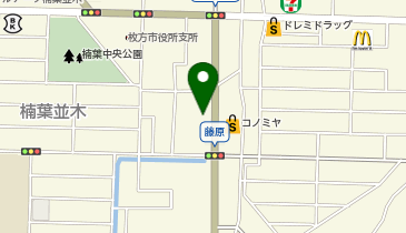カーブス 楠葉の地図画像