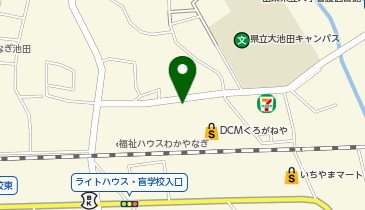 カーブス 甲府池田の地図画像
