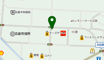 カーブス 五泉の地図画像