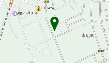 カーブス 矢板末広の地図画像