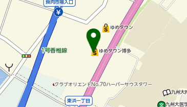 カーブス ゆめタウン博多の地図画像