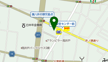 カーブス 高井戸東の地図画像