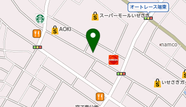 カーブス 伊勢崎西部モールの地図画像