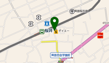 カーブス ダイエー桜井駅前の地図画像