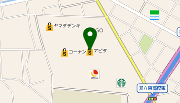 カーブス アピタ知立の地図画像