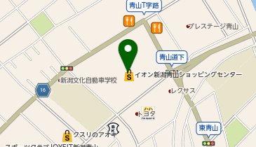 カーブス イオン新潟青山の地図画像
