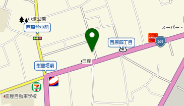 WASHハウス 鹿屋西原店の地図画像