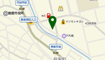 WASHハウス 白崎店の地図画像