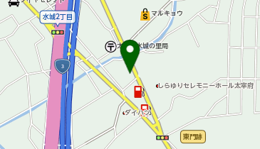 WASHハウス 水城店の地図画像