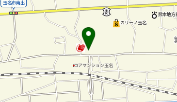 WASHハウス 玉名店の地図画像