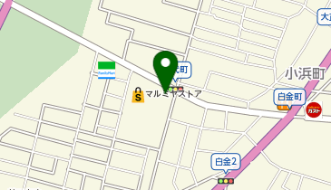 WASHハウス 小川店の地図画像