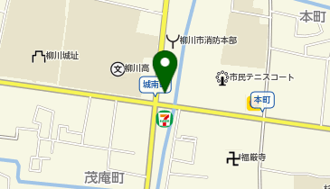 WASHハウス 柳川高校前店の地図画像