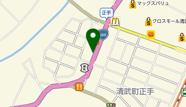 WASHハウス 清武店の地図画像