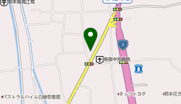 WASHハウス 南高江店の地図画像