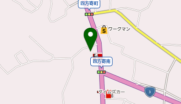 WASHハウス 四方寄店の地図画像