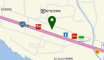 WASHハウス 佐伯鶴岡店の地図画像