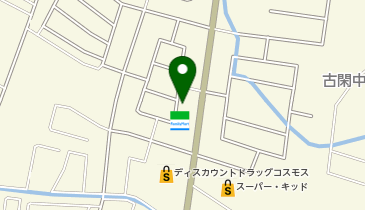 WASHハウス 八代古閑店の地図画像