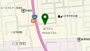 WASHハウス 八王寺店の地図画像