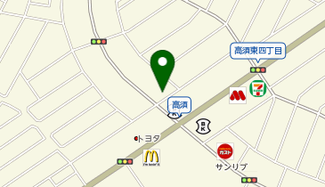 WASHハウス 高須店の地図画像